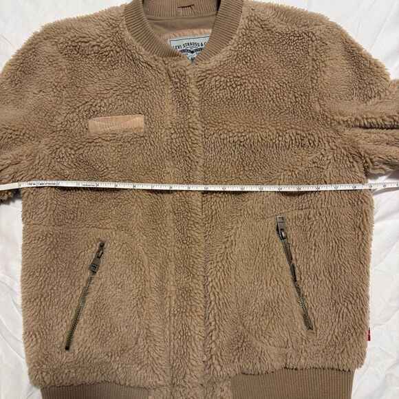 Levi's 168056 Womens Plush Sherpa Bomber Jacket - Picture 9 of 13